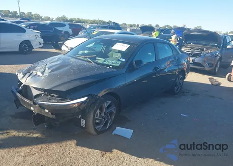 2025 Hyundai Elantra Sel Sport из США, поврежденный, VIN KMHLM4DG3SU057106